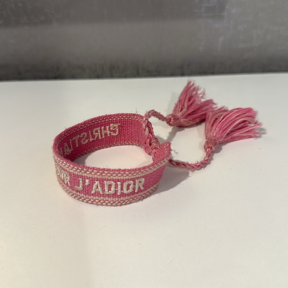 MOVING SALE Christian Dior Pink J'Adior Woven Friendship Bracelet - Picture 7 of 7